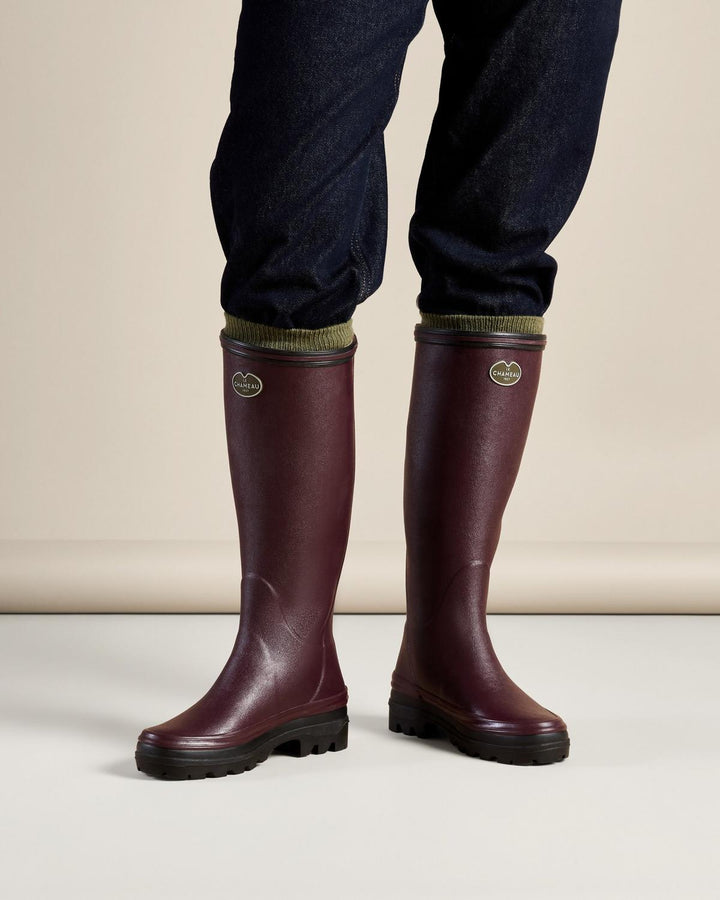 Le Chameau Women's Giverny Jersey Lined Wellington Boot