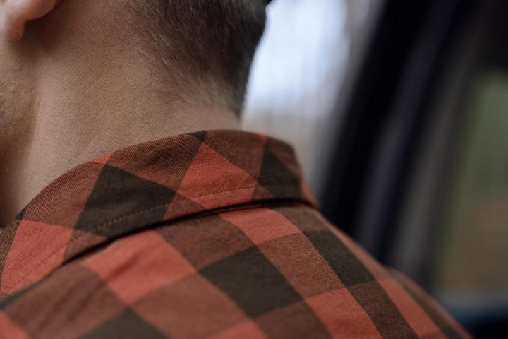 Harkila Härkila Scandinavian L/S shirt Autumn orange check