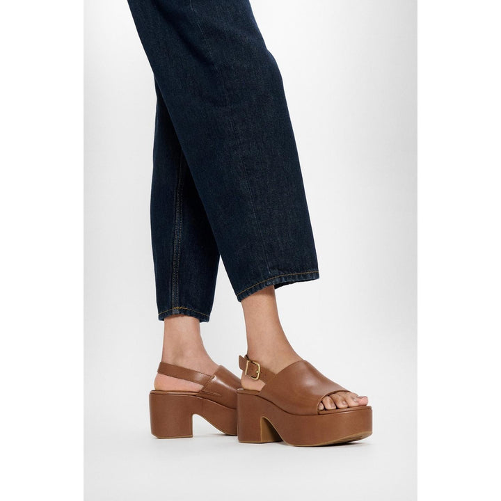 Fitflop Platfforms Heeled Backstrap Sandal Deep – view 6