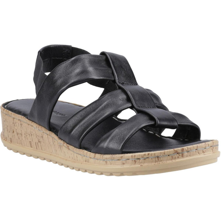 Hush Puppies Eden Wide Fit Sandal Black