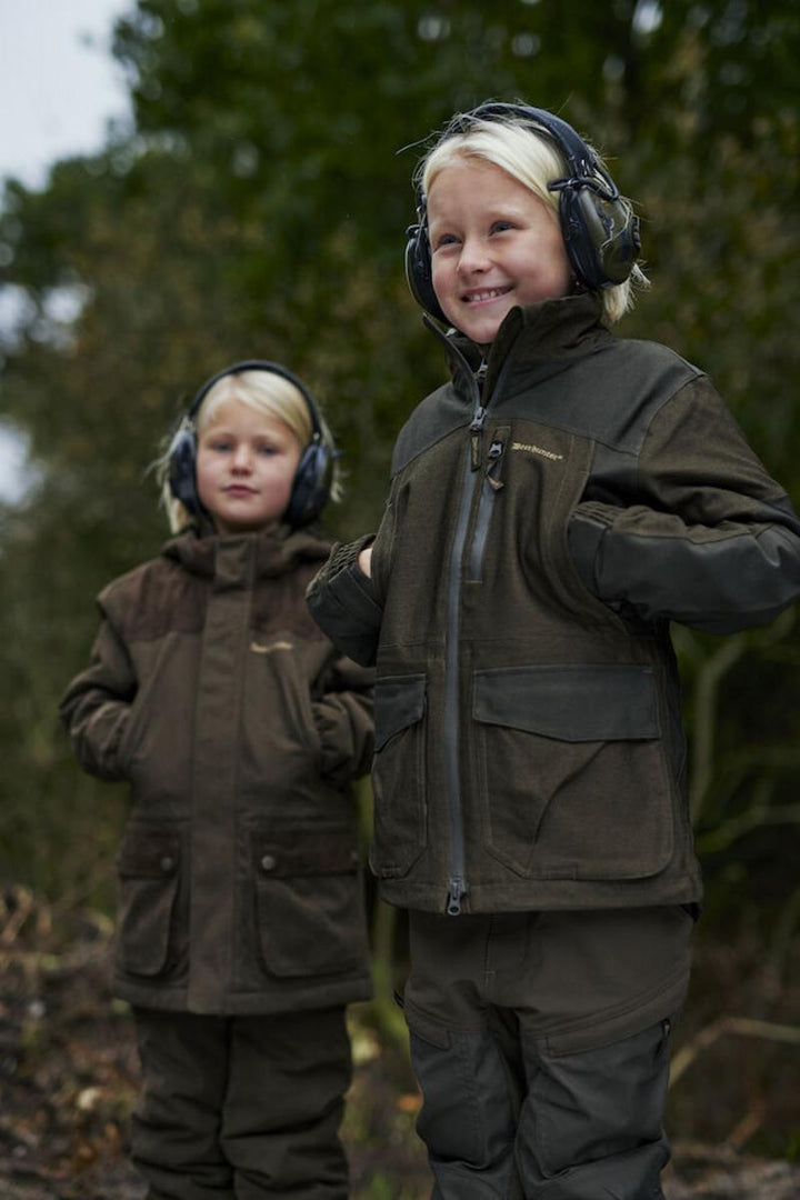 Deerhunter Youth Chasse Jacket Olive Night melange