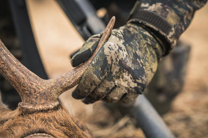 Seeland Grip Camo Gloves InVis MPC green