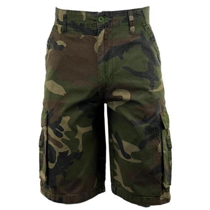 ek Wholesale Mens Ripstop Camouflage Cargo Shorts