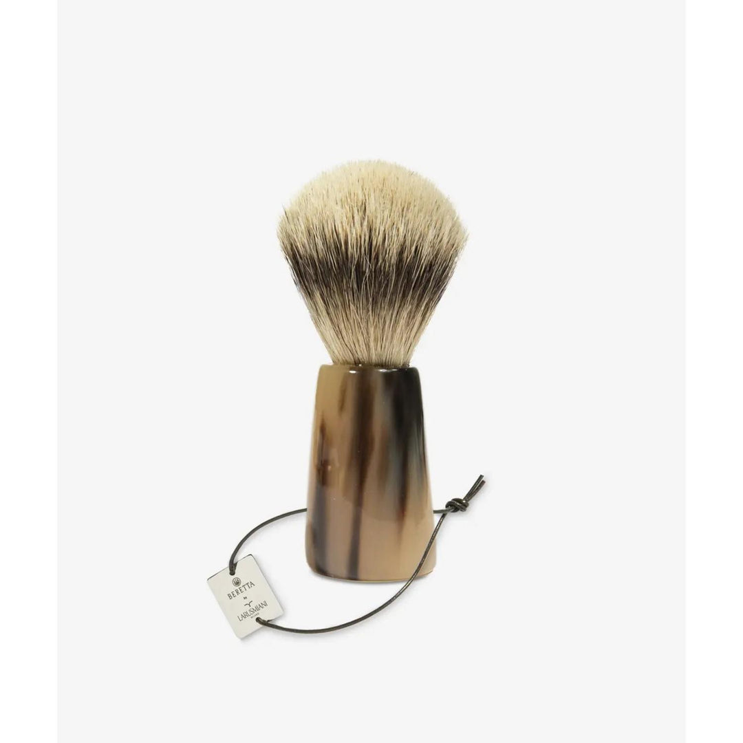 SHAVING BRUSH - HORN Brown Larusm – view 3