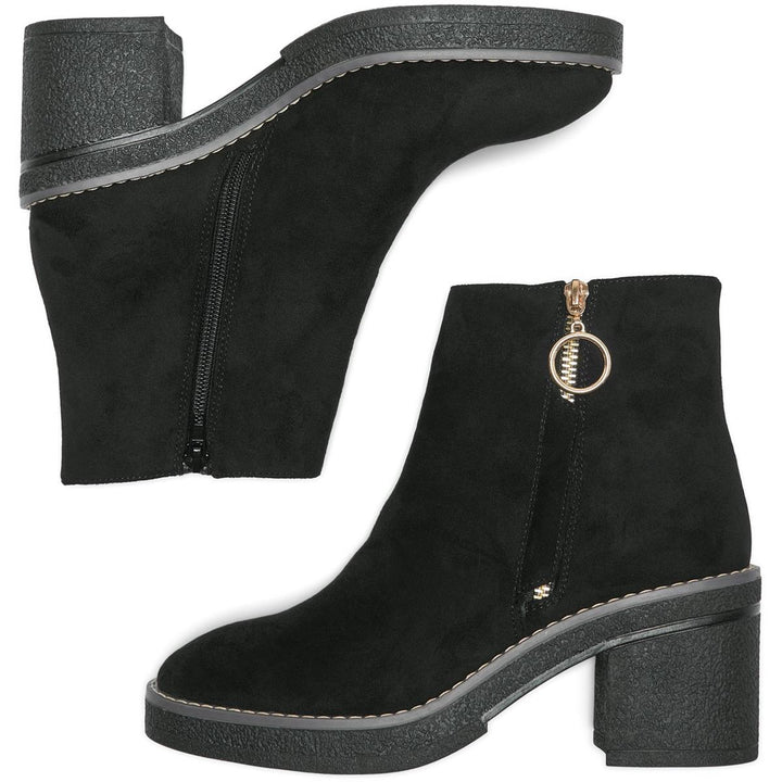 ONLY BABETTE Ankle Boot Black/Gold