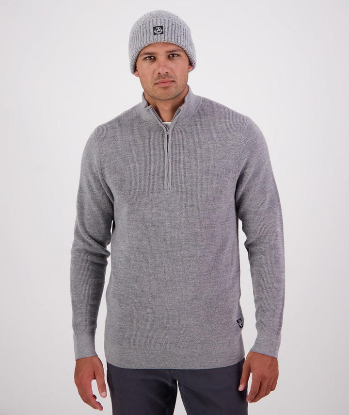 Swanndri Men's Otahu River Quarter Zip Merino Knit