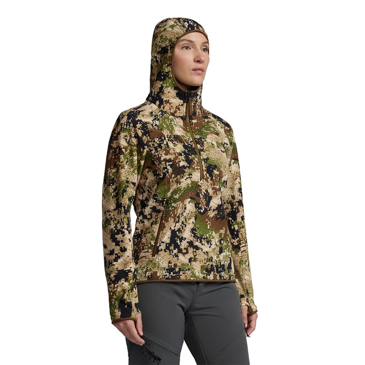 Sitka Women's Alpha Fleece Hoodie Optifade Subalpine