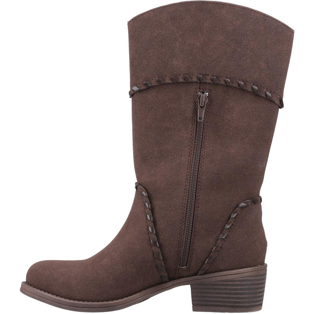 Rocket Dog Rowdy Cowboy Boots Dark Brown