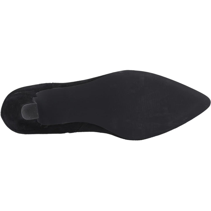 Nahla kitten heel boot Black