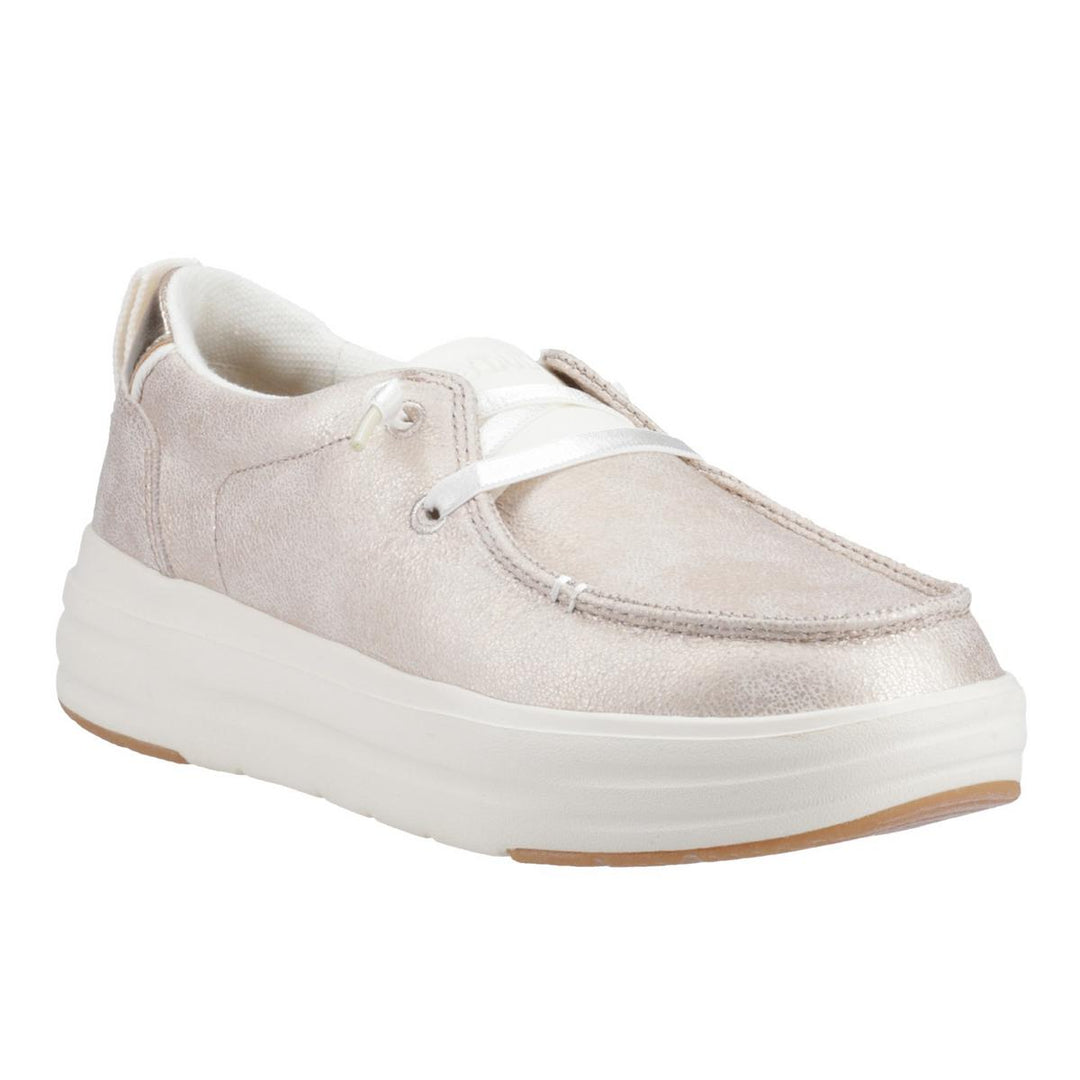 HEYDUDE Wendy Nova Shimmer Shoes Snow