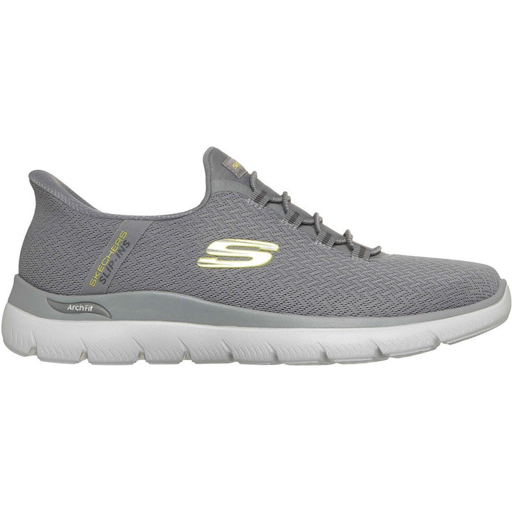 Arch Fit Summits Kynor Trainers Grey/Lime