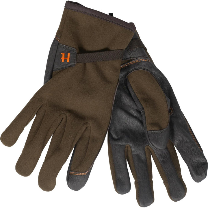 Härkila Wildboar Pro Gloves Willow Green/Shadow Brown – view 2