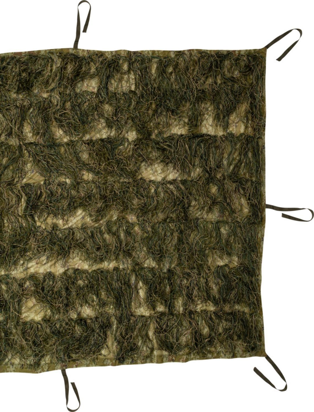 Jack Pyke Ghillie Hide Net - Fastening ties in the corners and middle, Multi coloured