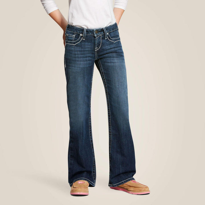 Ariat Girls Entwined Boot Cut Jeans