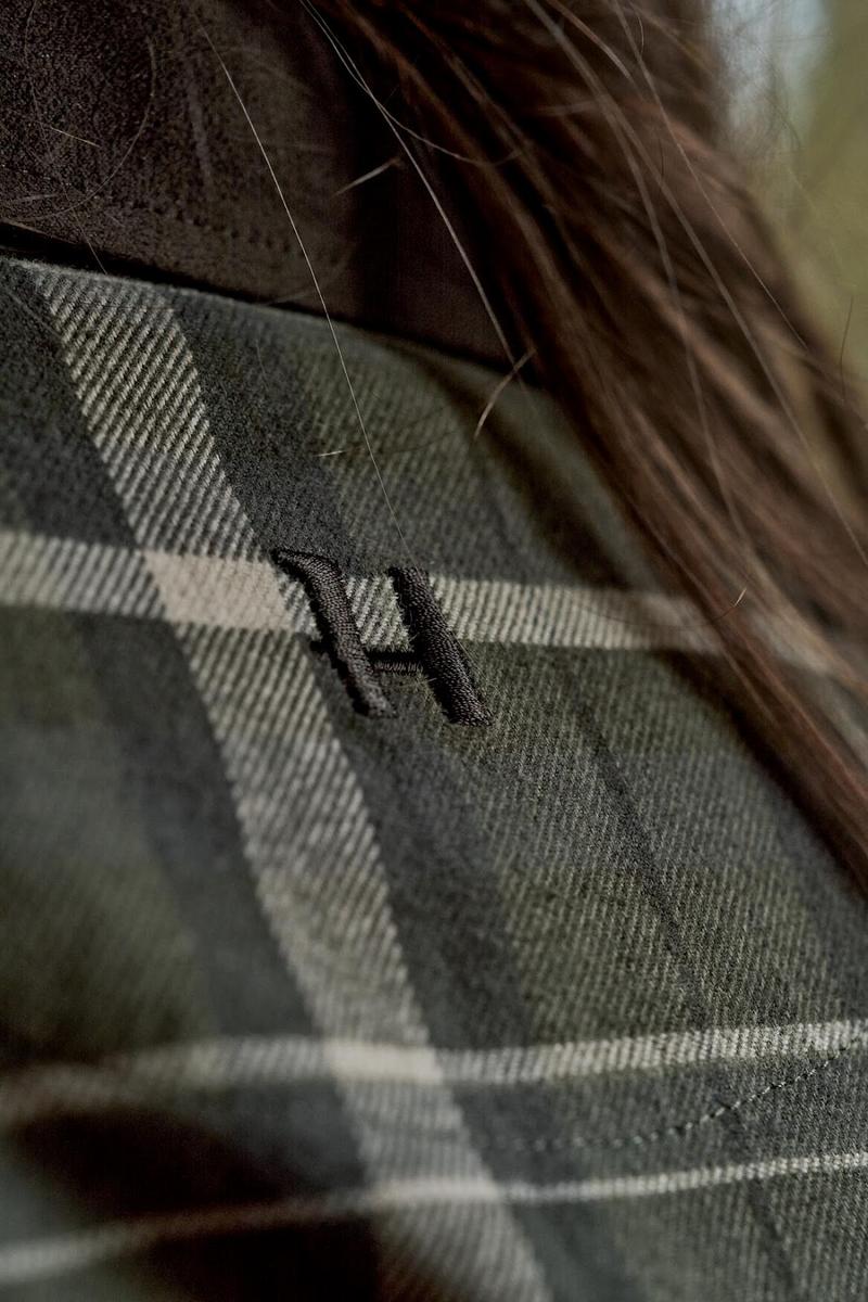Harkila Pajala L/S shirt W Olive check