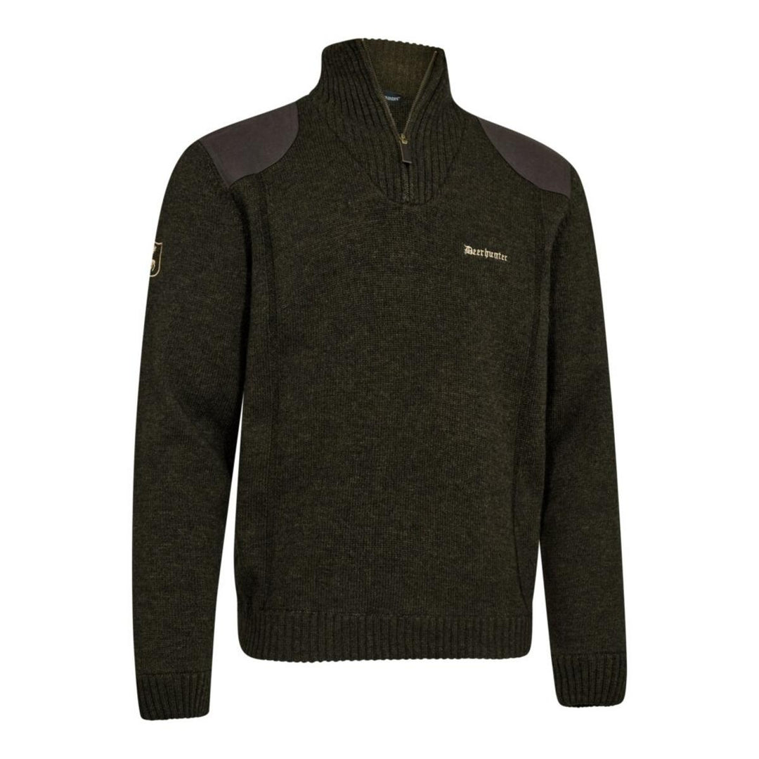 Deerhunter Finley ½-Zip Knit - Ridgewood Melange