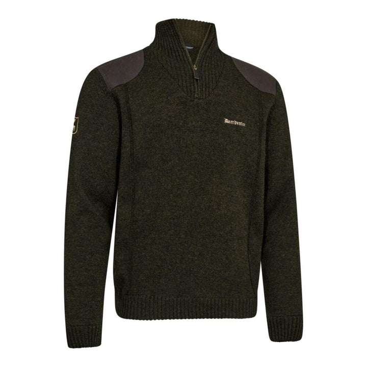Deerhunter Finley ½-Zip Knit - Ridgewood Melange