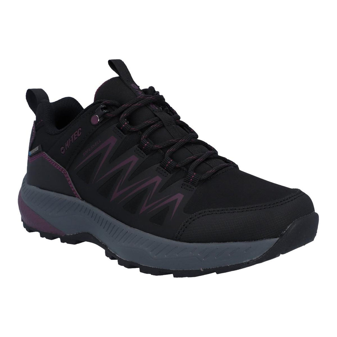 Hi-Tec Stealth Low Womens Trail Shoe Black/Purple