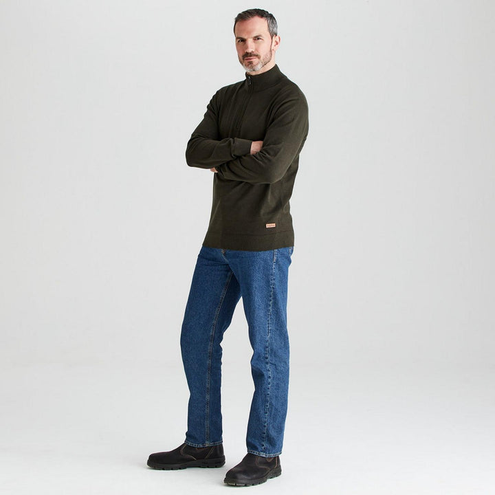 Ridgeline Mens Hartland 1/4 Zip Knit