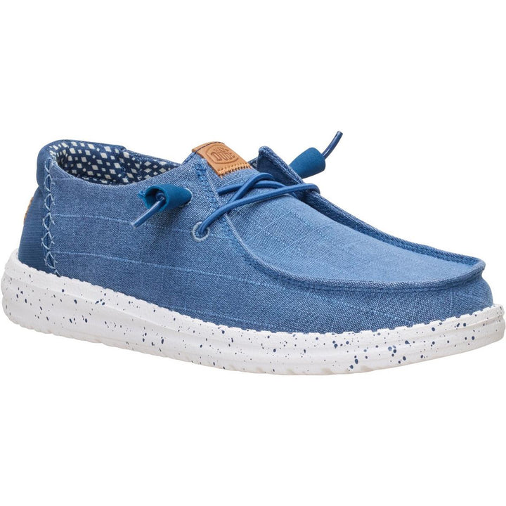 HEYDUDE Wendy Chambray Grid Ensign Blue