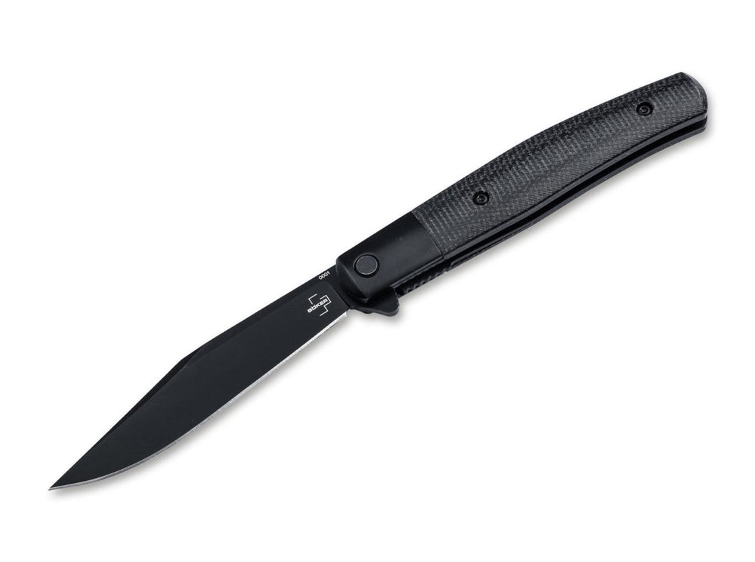 Böker Plus Modern Stockman Black Micarta Folding Knife