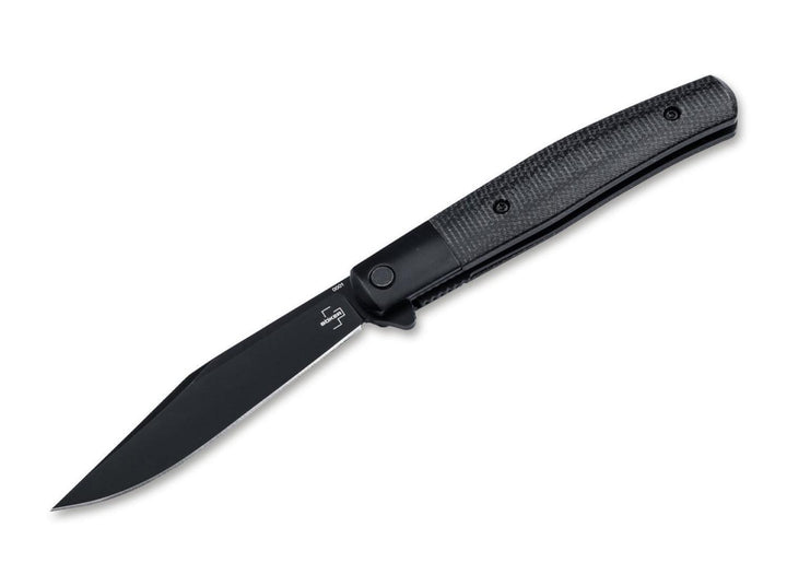 Böker Plus Modern Stockman Black Micarta Folding Knife