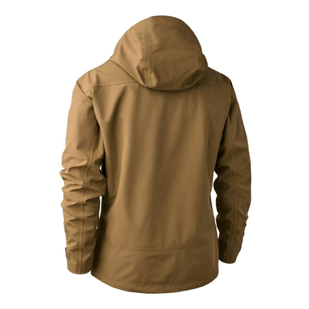 Deerhunter Sarek Shell Jacket with hood - butternut