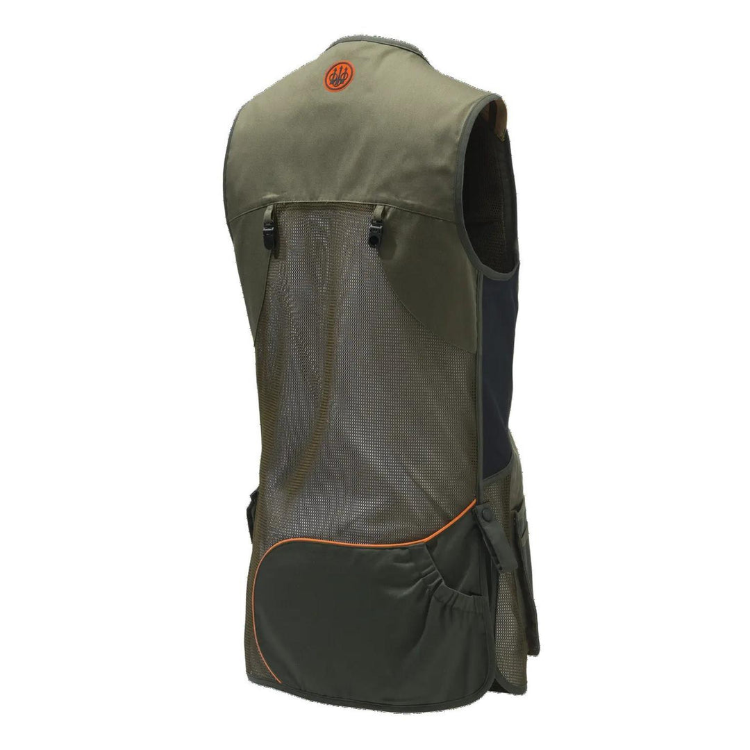 Beretta DT11 COTTON SLIDE VEST Dark Olive & Forest Night – view 3