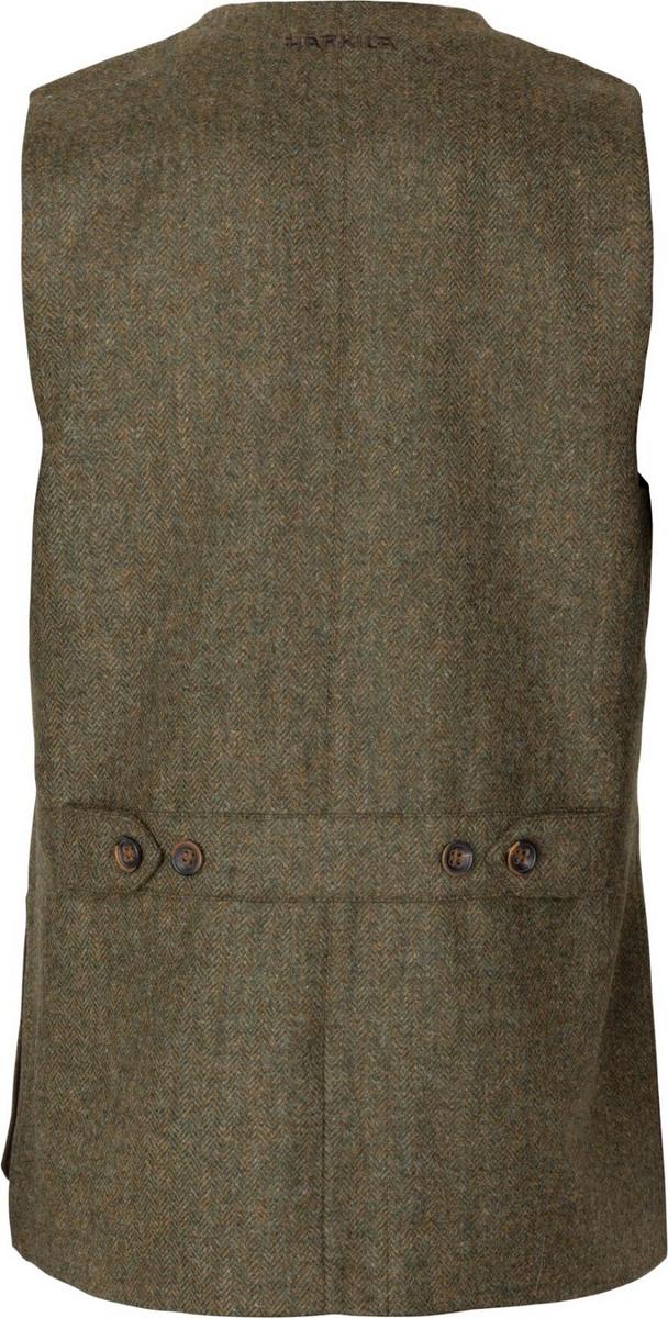 Harkila Kenmore shooting waistcoat Forest green/Herringbone