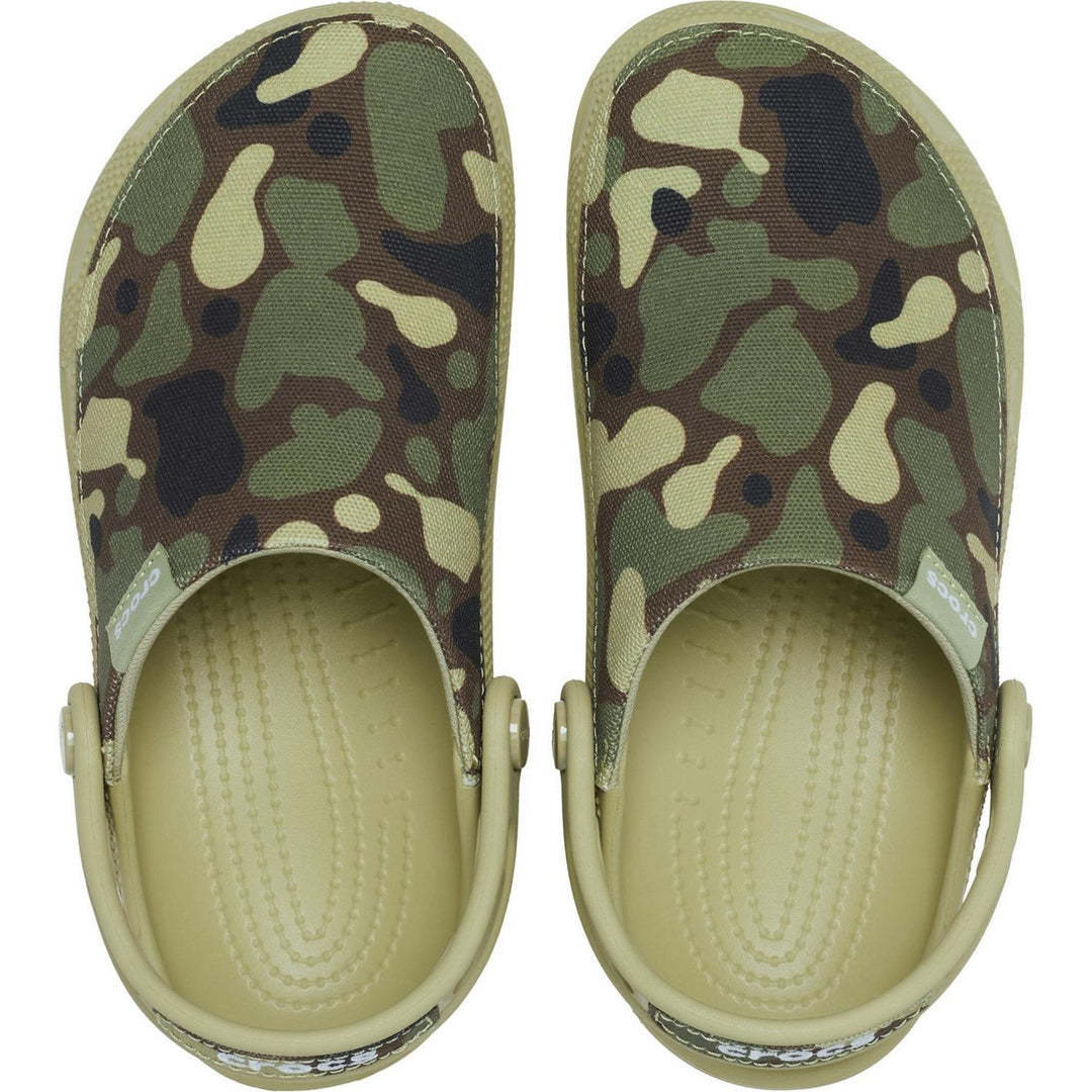 Classic Crafted Camo Clog Tac Green