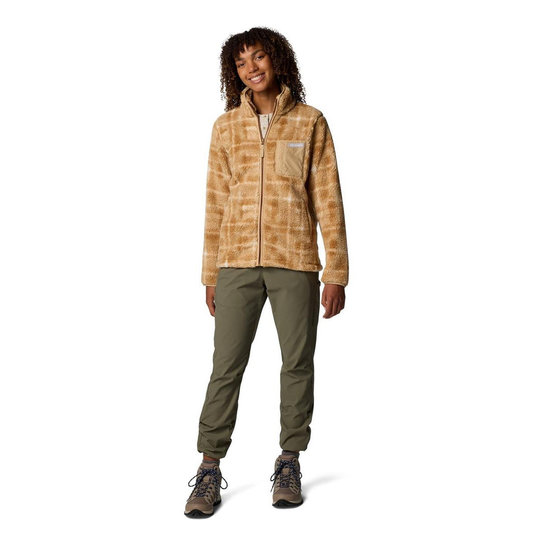 Columbia West Bend Print Full Zip Camel