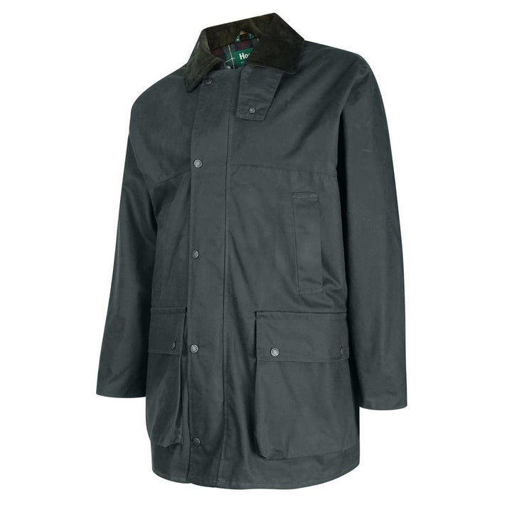 Hoggs of Fife Woodsman Waxed Jacket  Olive