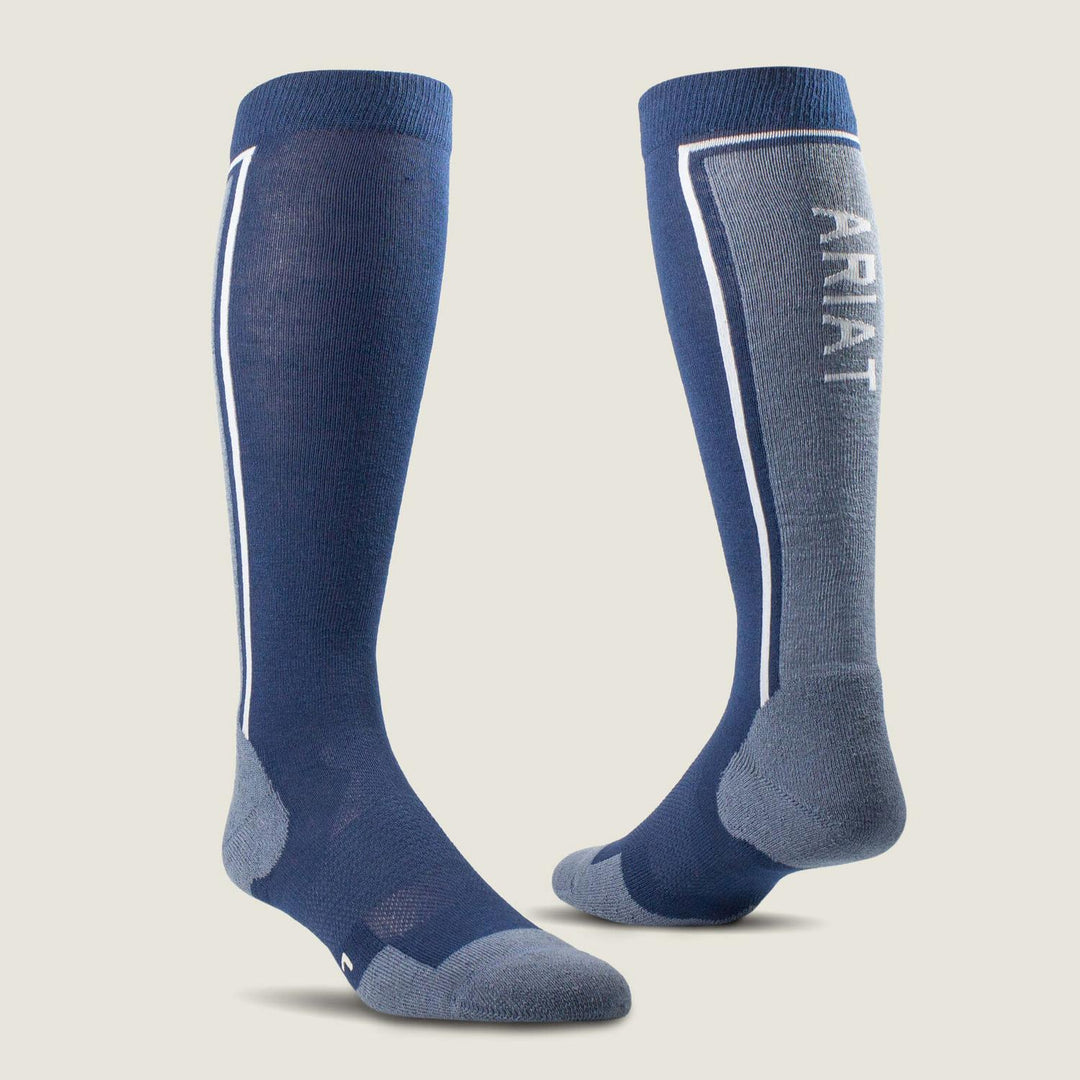 Ariat Ariattek Winter Slimline Sock Blue