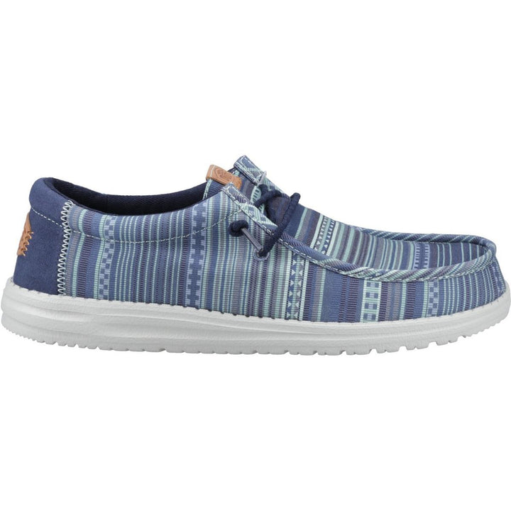 HEYDUDE Wally Surf Shawl Shoes Navy Blazer/Multi