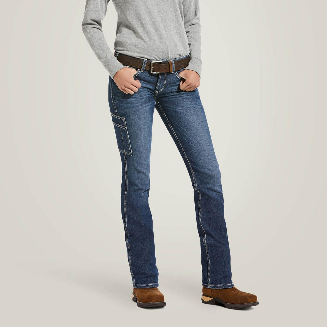 Ariat Ladies Rebar MR DuraStretch Riveter Straight Jean