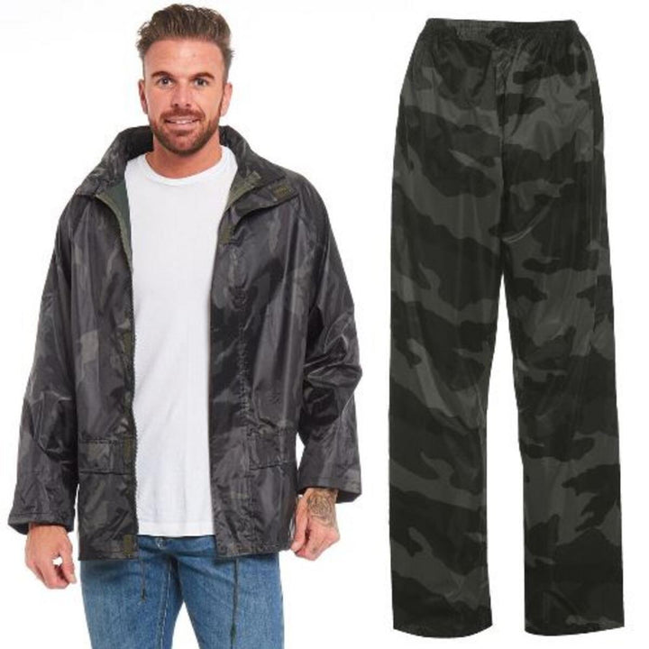 Arctic Storm Waterproof Hooded Jacket & Trousers set