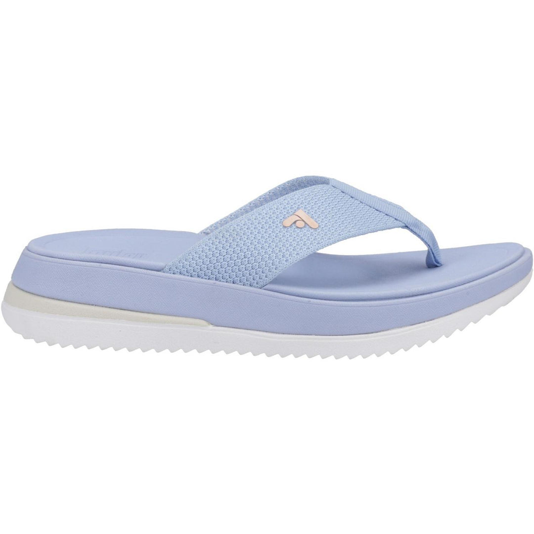 Fitflop Surff Two-tone Toe Post Sandals Skywash