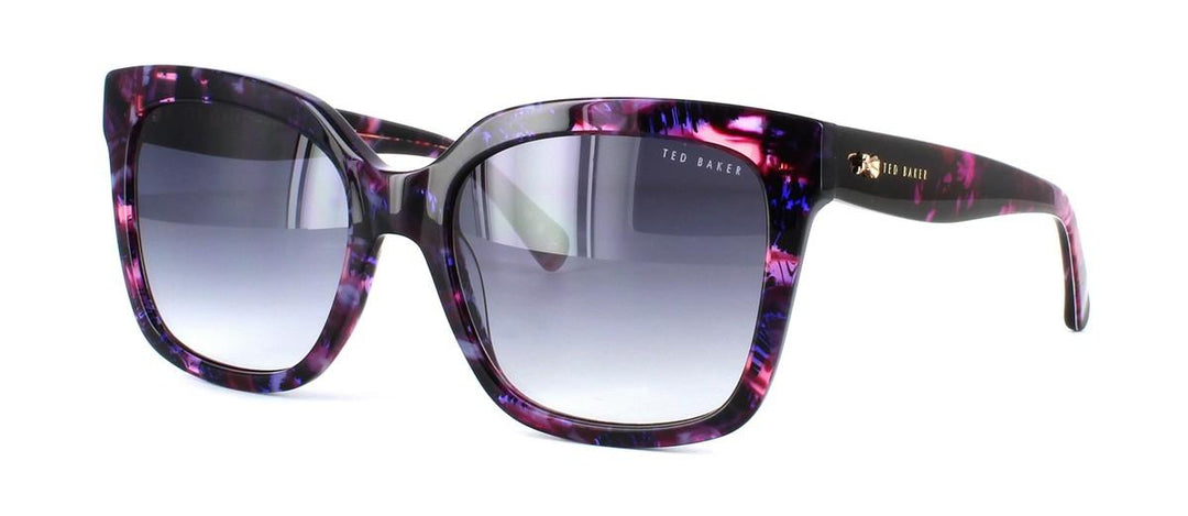 Ted Baker Sandi Sunglasses Dark Purple Marble
