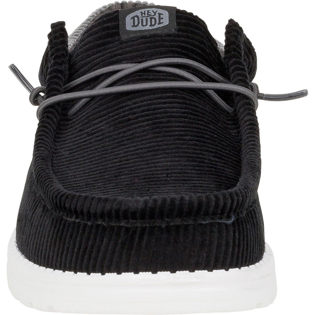 HEYDUDE Wally Funk Corduroy Shoes Black