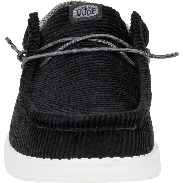 HEYDUDE Wally Funk Corduroy Shoes Black