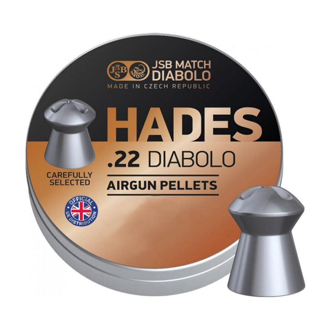 JSB Hades .22 Cal 5.5mm 15.89gr Hollow Point Pellets 250pk
