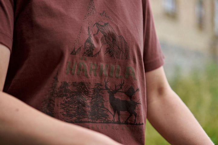 Harkila Härkila Nature S/S T-shirt W Hot Chocolate