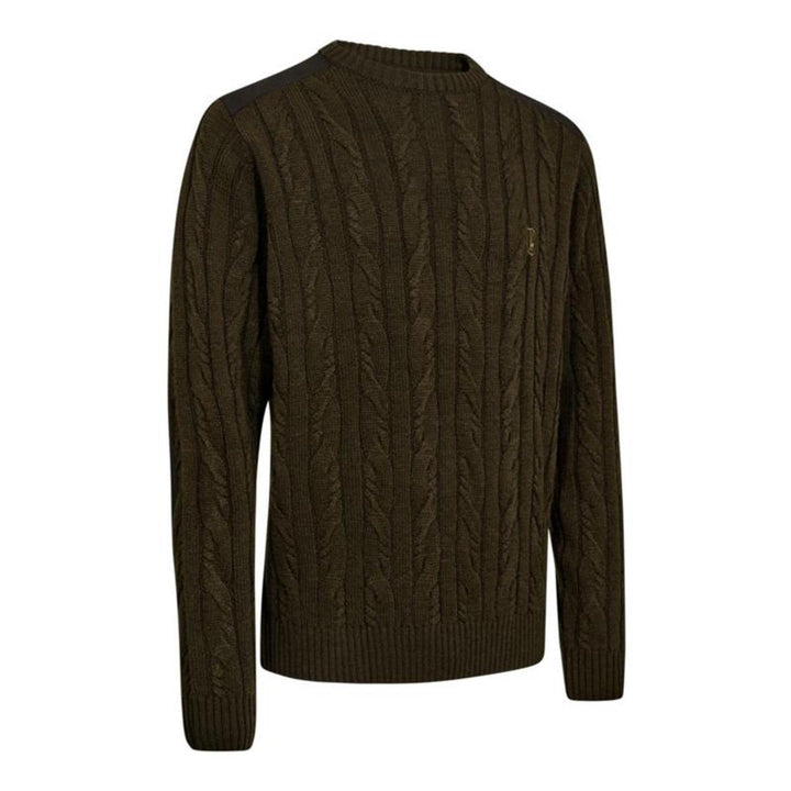 Deerhunter Men's Jumper Deerhunter Randall Tricot Collar Round - Art Green