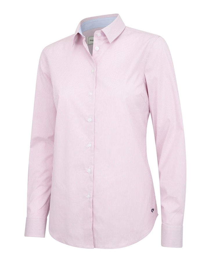 Hoggs of Fife Ingliston Ladies Stretch Stripe Shirt