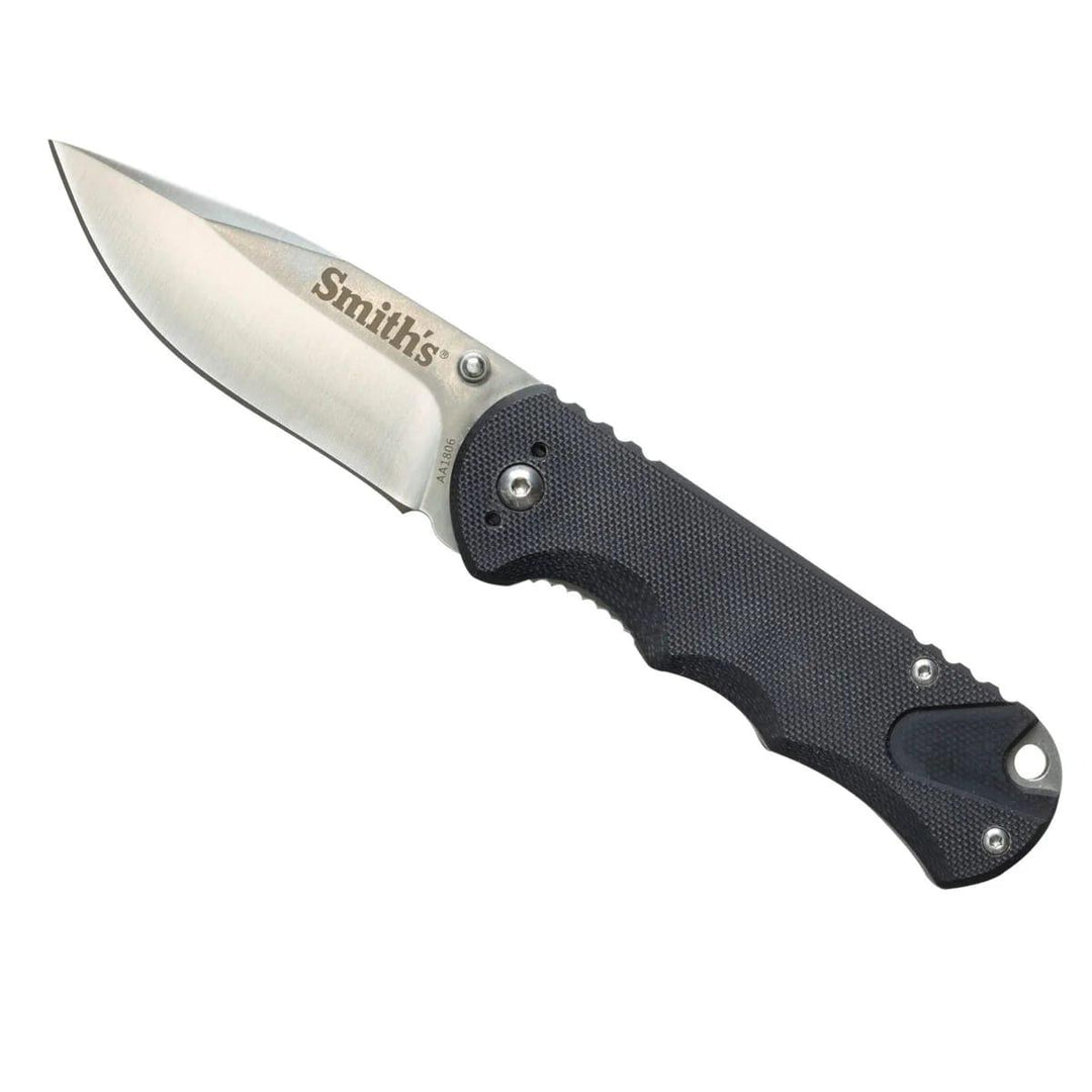 Smiths Satin Drop Point Blade - Black