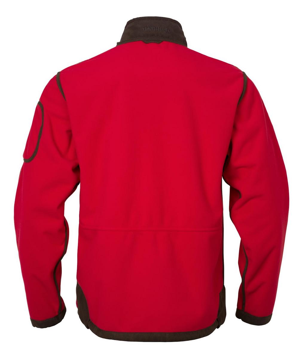 Harkila Kamko Regal rev. fleece jacket Red/Brown