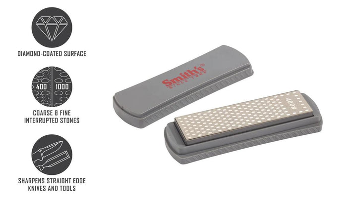 Smiths 6" DualGrit Fine Diamond Stone