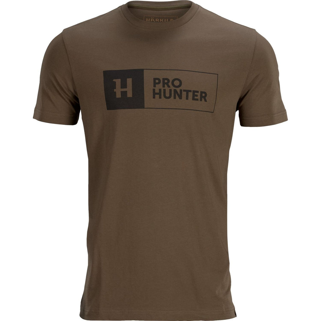 Härkila Pro Hunter Short Sleeve T-Shirt Slate Brown – view 3