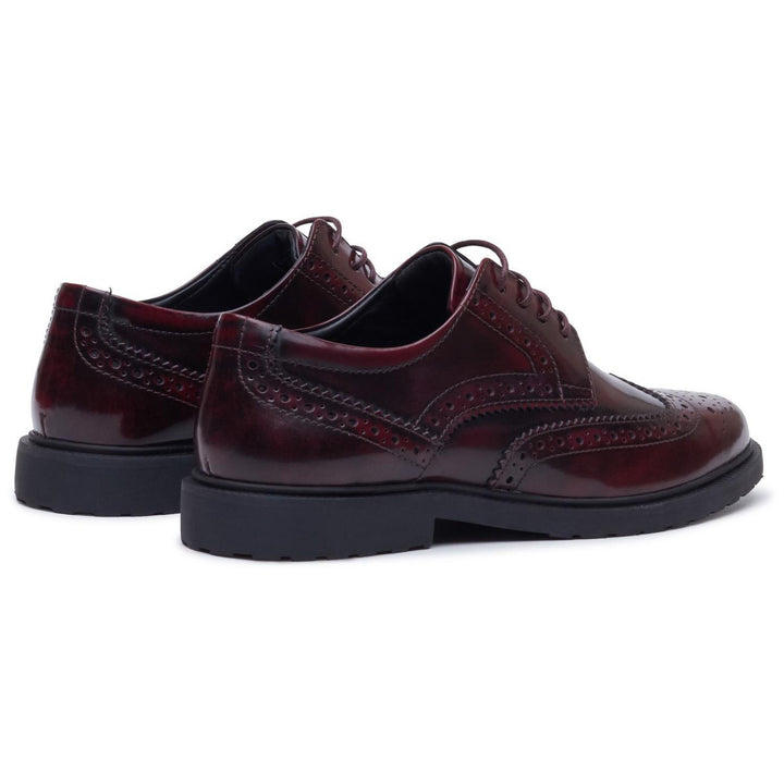 Verity Hi-Shine Brogue Plum