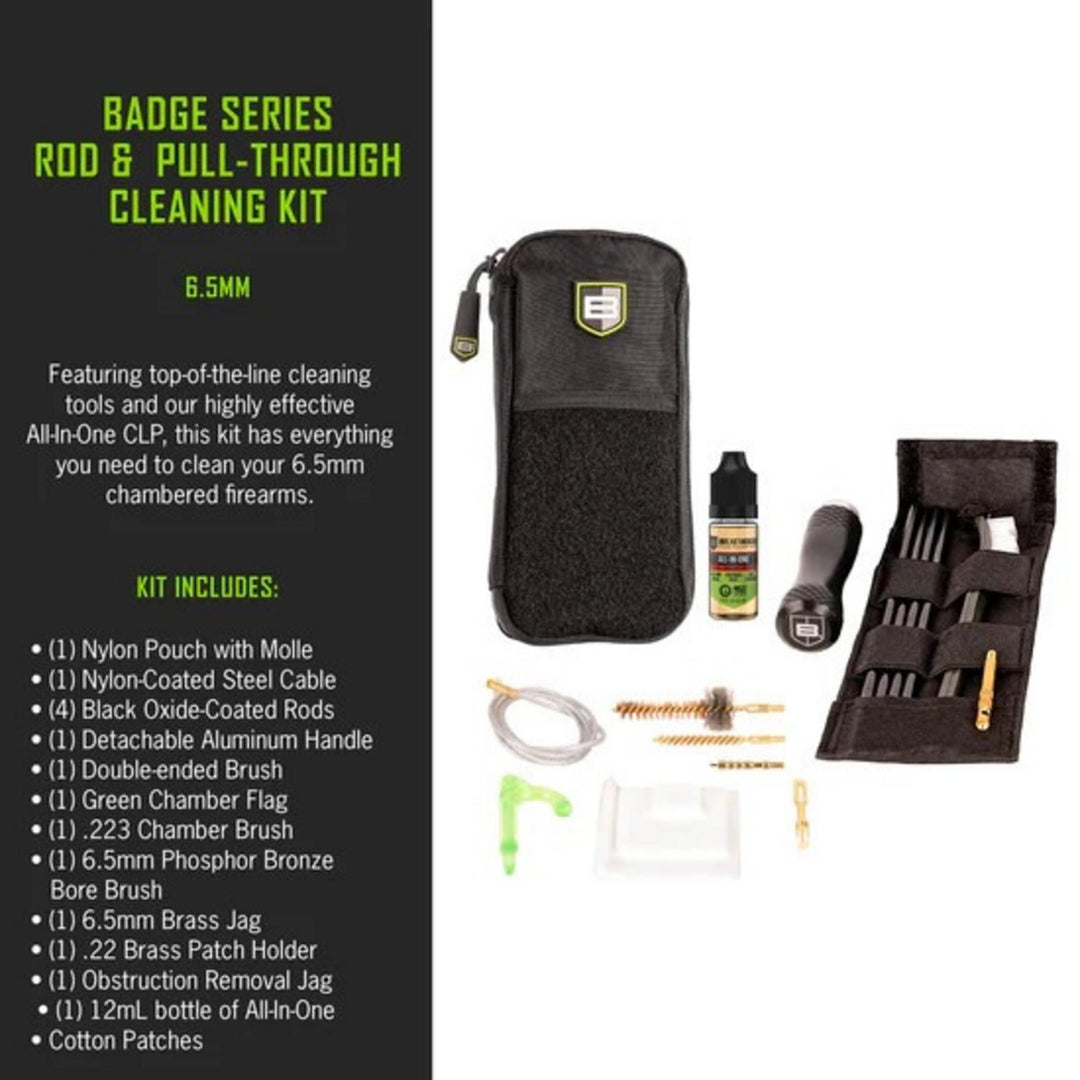 Breakthrough Clean Badge Series Rod & Pull-Through Kit 6.5mm